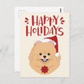 prettige feestdagen - kerst in Pommeren Briefkaart (Voorkant / Achterkant)