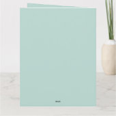 Prettige feestdagen kerst kaart (Achterkant)