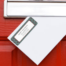 Prettige feestdagen Kerst Kleurrijk Hartpatroon