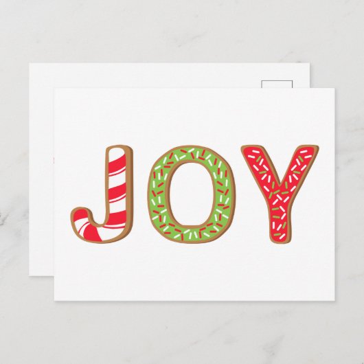 Prettige Feestdagen | Kerst Koekje (Voorkant / Achterkant)