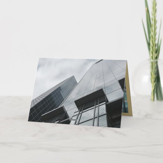 prettige feestdagen kerst met mousserende kerstbom (Achterkant)