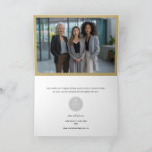 prettige feestdagen kerst met mousserende kerstbom (Binnen)