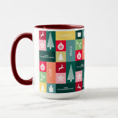 Prettige feestdagen Kerst > Moderne familienaam Mok (Links)