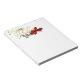 prettige feestdagen kerst notitieblok (Schuin)