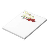 prettige feestdagen kerst notitieblok (Linkerzijde)