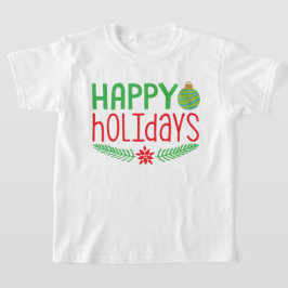 prettige feestdagen kerst t-shirt