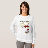 prettige feestdagen kerst t-shirt (Voorkant volledig)
