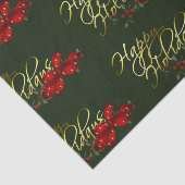 prettige feestdagen kerst tissuepapier (Detail)