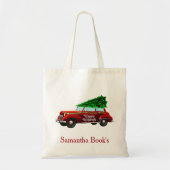 prettige feestdagen kerst tote bag (Voorkant)