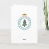 prettige feestdagen "" Kerst Wenskaart (Achterkant)