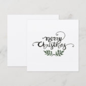 Prettige feestdagen -, kerst wenskaart feestdagenkaart (Voorkant / Achterkant)