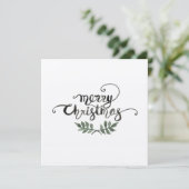 Prettige feestdagen -, kerst wenskaart feestdagenkaart (Staand voorkant)