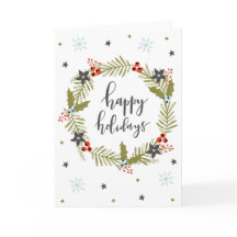 prettige feestdagen "" Kerst Wenskaart