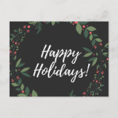 prettige feestdagen kerst Wreath (Voorkant)