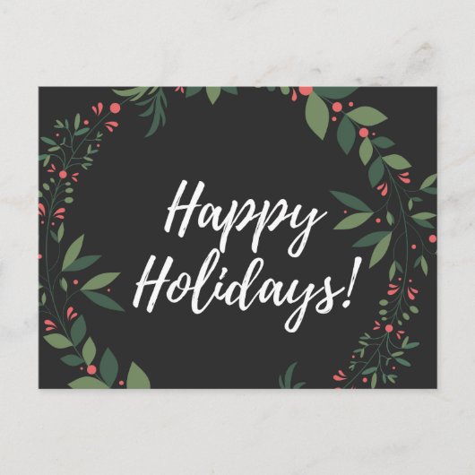 prettige feestdagen kerst Wreath (Voorkant)