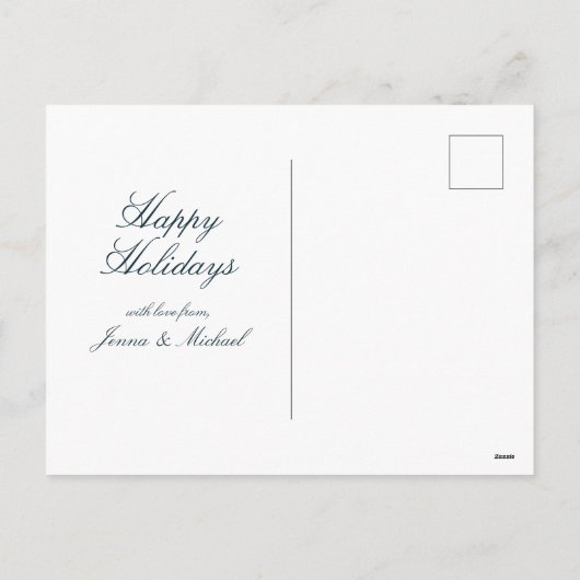 prettige feestdagen | Kerstakerreligie (Achterkant)