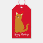 prettige feestdagen kerstavond in Antlers Cadeaulabel (Voorkant)