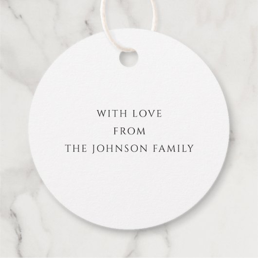 Prettige feestdagen kerstbal bedankjes labels (Achterkant)