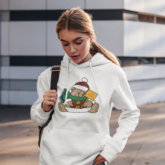 prettige feestdagen kerstBeer Hoodie