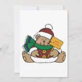 prettige feestdagen kerstBeer Kaart (Voorkant)