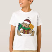 prettige feestdagen kerstBeer T-shirt (Voorkant)
