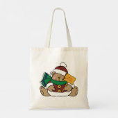 prettige feestdagen kerstBeer Tote Bag (Achterkant)