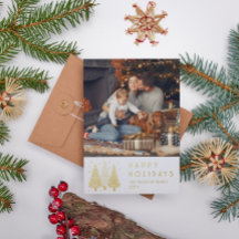 Prettige feestdagen Kerstbomen Eenvoudige foto