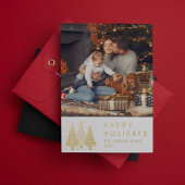 Prettige feestdagen Kerstbomen Eenvoudige foto