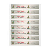 prettige feestdagen kerstbomen Retouradres (Vel)