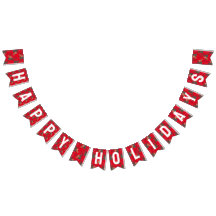 Prettige feestdagen Kerstbomen & tijgers patroon