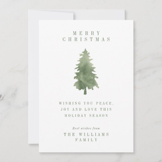 prettige feestdagen | Kerstboom (Voorkant)