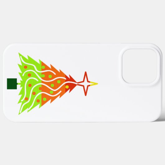 prettige feestdagen kerstboom Case-Mate iPhone case (Achterkant (horizontaal))
