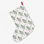 prettige feestdagen kerstboom grote kerstsok (Achterkant (Hangend))