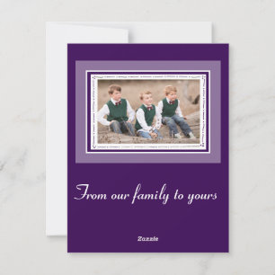 prettige feestdagen kerstboom met foto-sjabloon feestdagenkaart