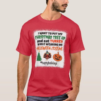 prettige feestdagen, kerstboom, Turkije, Jack O La T-shirt