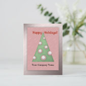 prettige feestdagen kerstboombedrijven personalise (Staand voorkant)