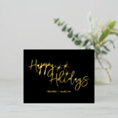 prettige feestdagen kerstbusiness Logo Black (Staand Voorkant)