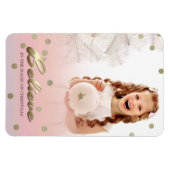 prettige feestdagen. kerstcadeau magneet (Horizontaal)