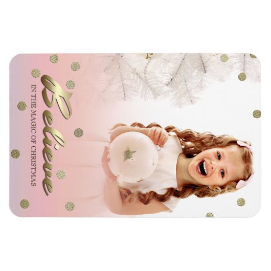 prettige feestdagen. kerstcadeau magneet (Horizontaal)