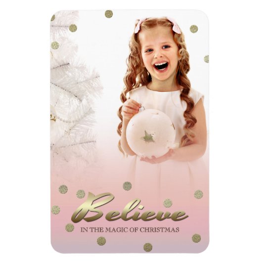 prettige feestdagen. kerstcadeau magneet (Verticaal)