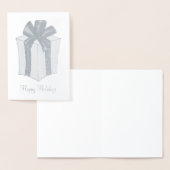 prettige feestdagen kerstcadeaubonnen folie kaarten (Display)