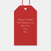 prettige feestdagen kerstcadeauLabel Cadeaulabel (Achterkant)