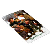 prettige feestdagen.  kerstcadeautjes magneet (Rechterzijde)