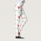 prettige feestdagen kerstcocktail leggings (Rechts)