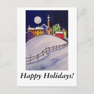 Prettige feestdagen Kerstdorp -! Briefkaart