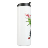 prettige feestdagen kerstegel thermosbeker (Gedraaid links)