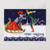 prettige feestdagen.  kerstfeestdag briefkaart (Voorkant)