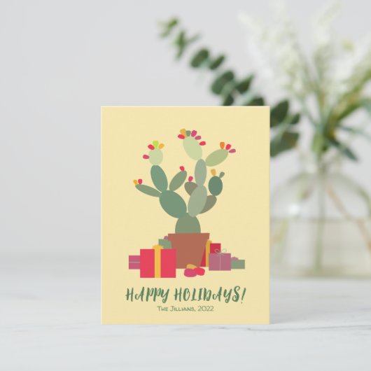 prettige feestdagen kerstfeestkaart feestdagenkaart (Staand voorkant)