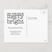 prettige feestdagen - kerstfoto Berry Wreath (Achterkant)