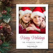 prettige feestdagen kerstfoto feestdagenkaart